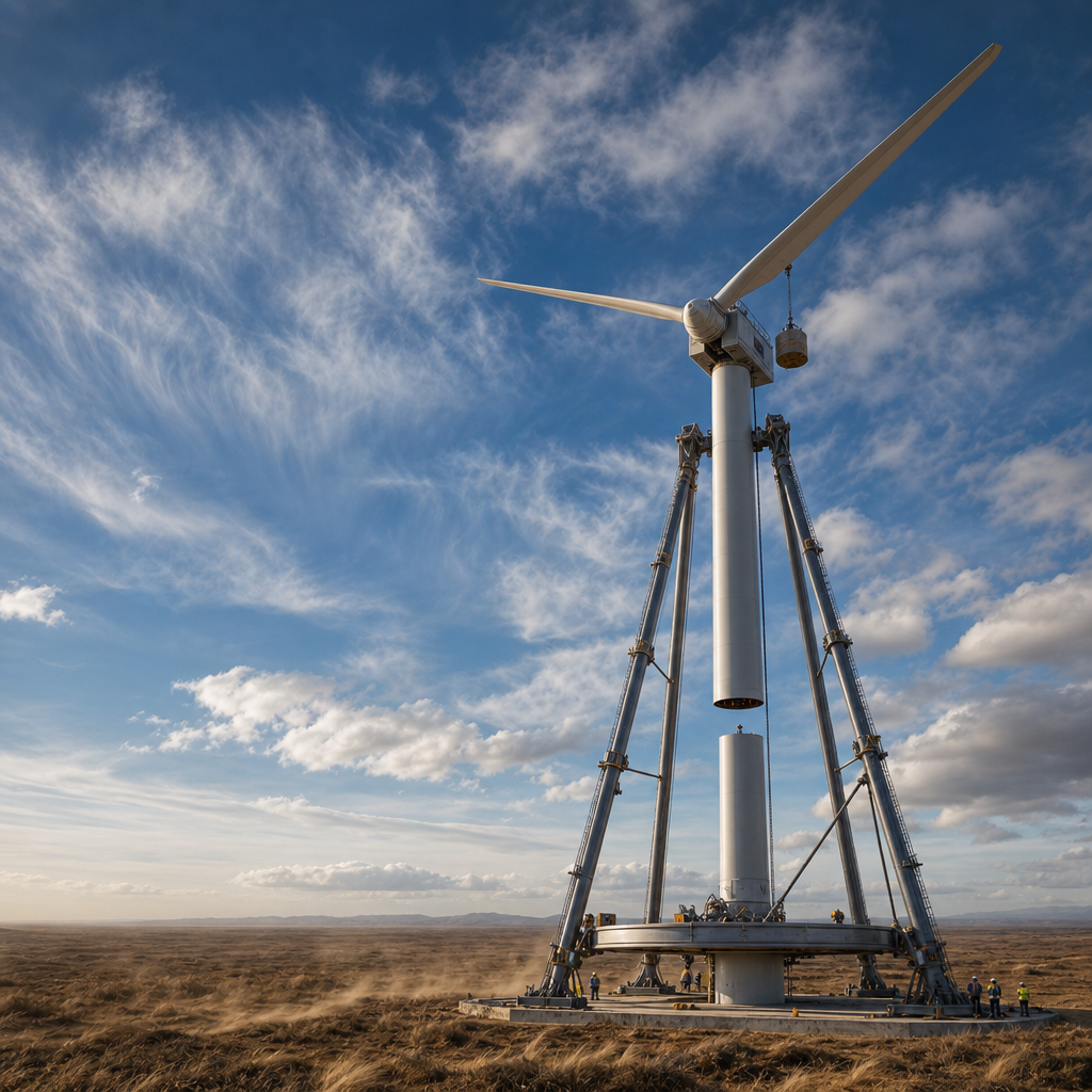 Skylift permite instalar turbinas com ventos até 20 m/s